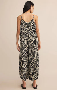 Flared Isla Leaf Jumpsuit