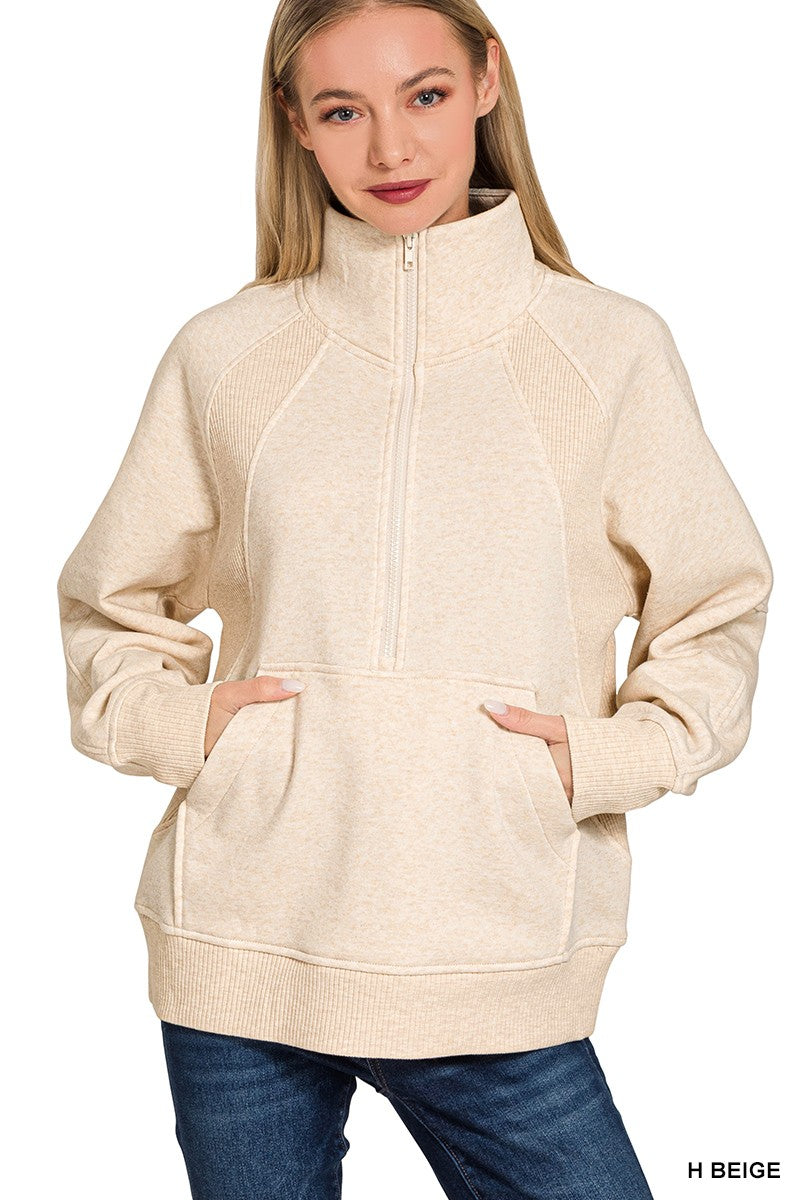 The Vesper Half Zip Pullover