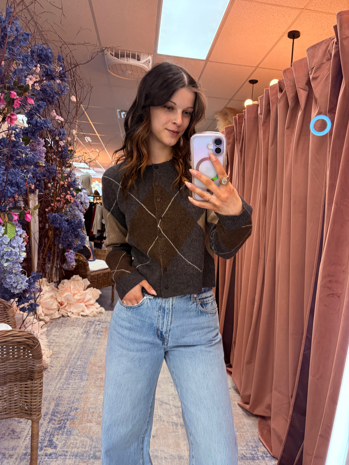 The Medina Argyle Cardi