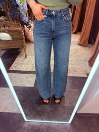 The Head Turner High Rise Wide Leg Denim