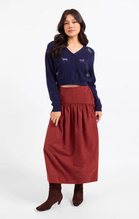 The Esme Embroidered Horse Cardi