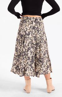 The Painted Fields Midi Skirt