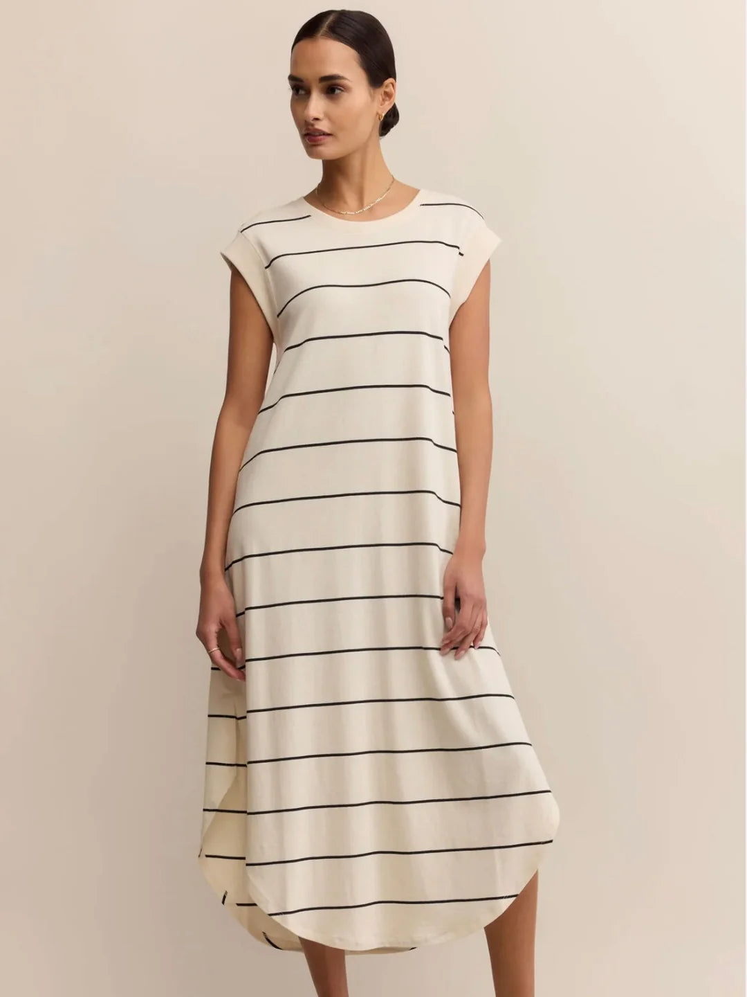 Calabasas Striped Midi Dress