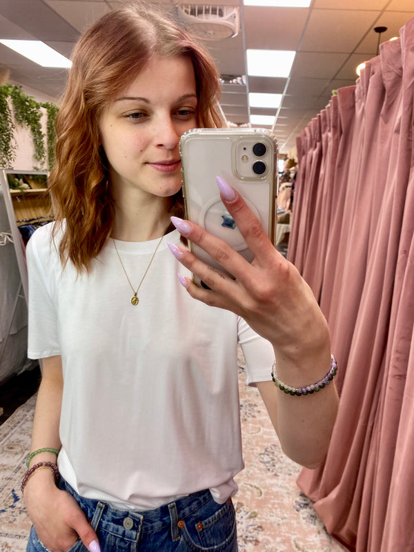 Brielle Tee - White