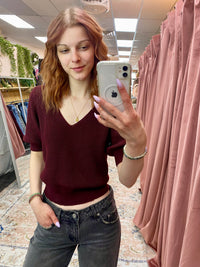 Phoebe Sweater - Merlot