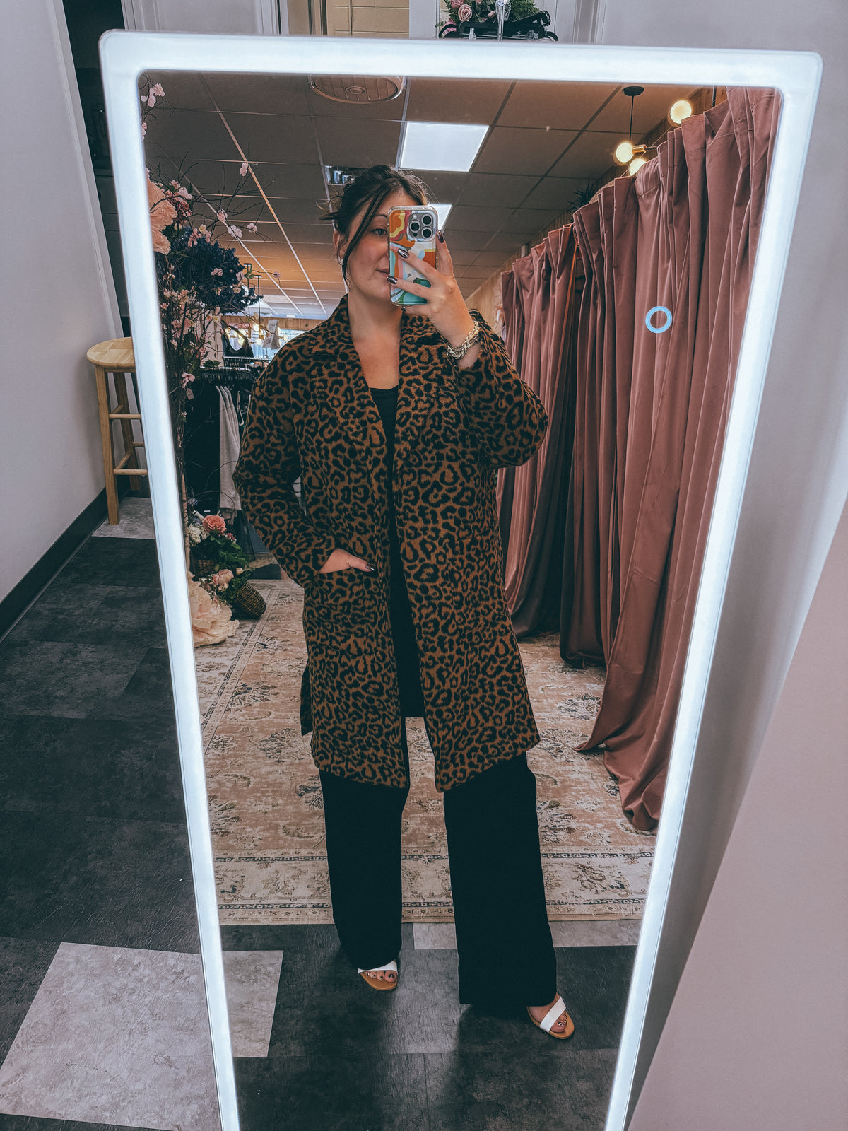 Animal Instinct Leopard Coat