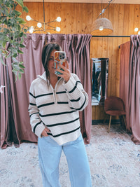 The Danny Half Zip Sweater