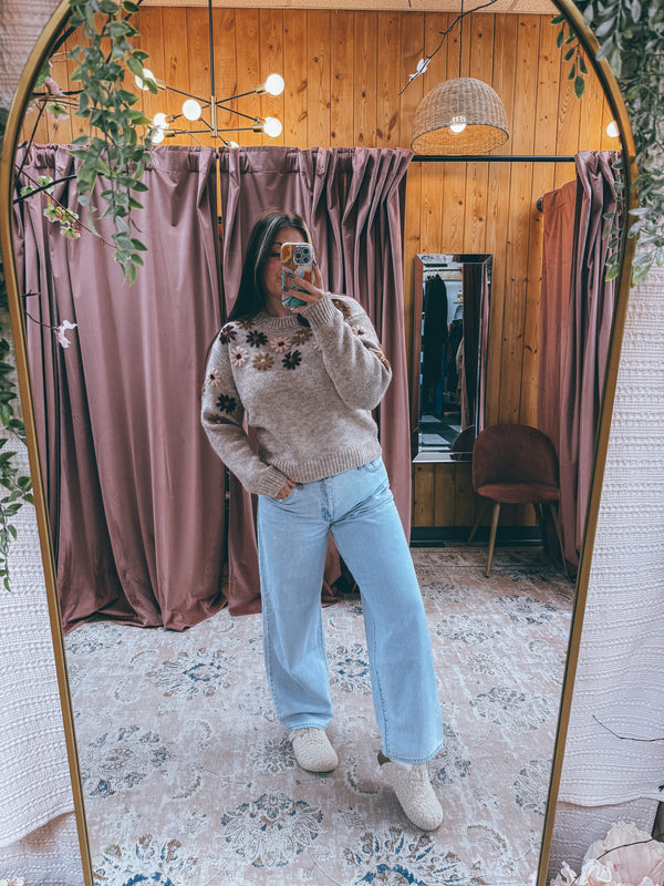 The Melly Floral Sweater