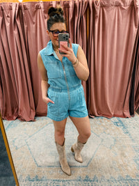 The Betty Sleeveless Romper