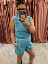 The Betty Sleeveless Romper