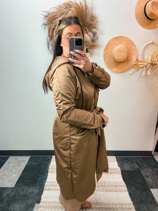 Trinity Hooded Trench