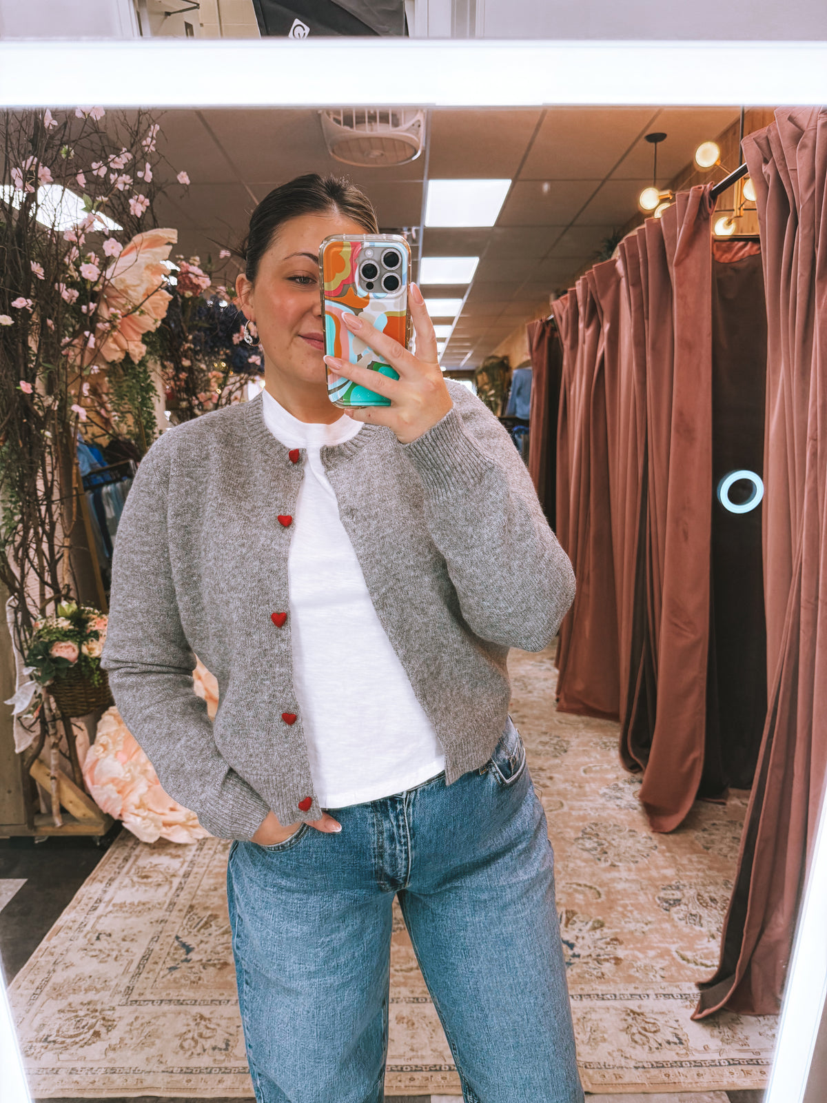 Leighton Heart Cardi