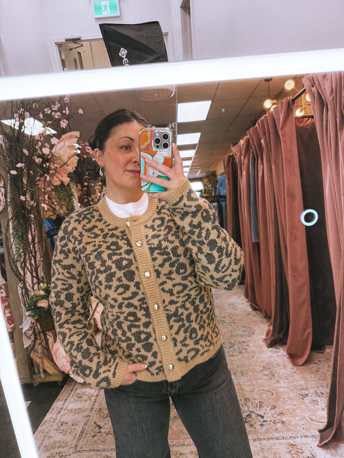The Della Leopard Cardi