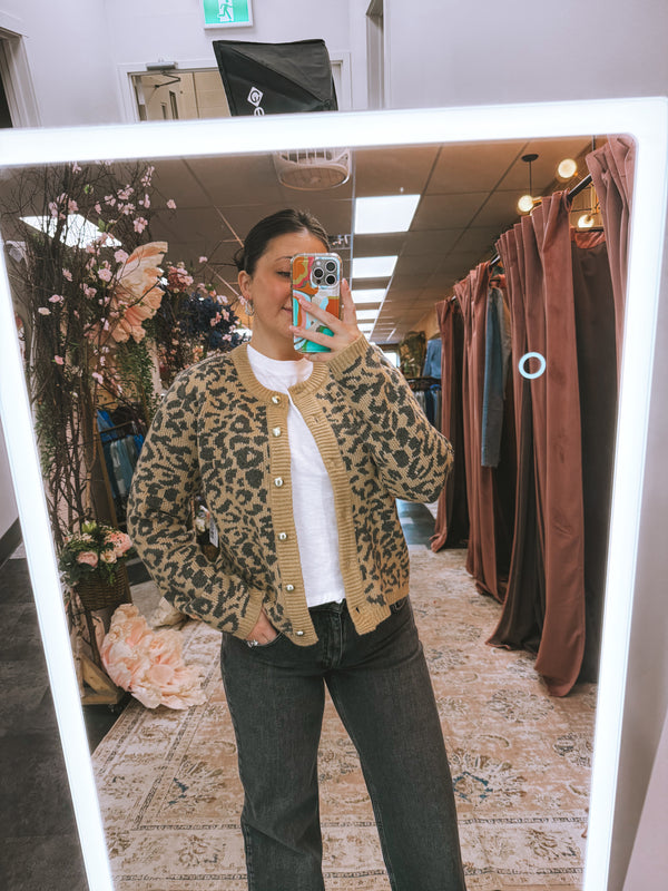 The Della Leopard Cardi
