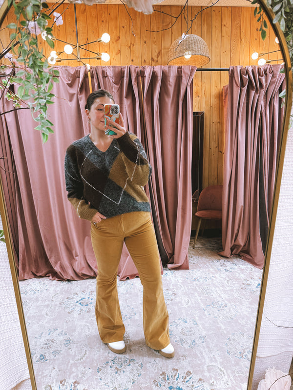 Alice High Rise Flare Cord