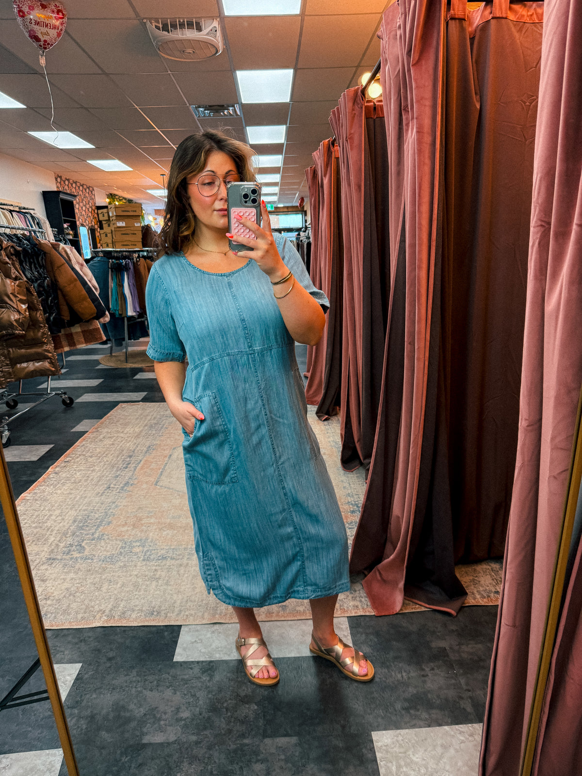 The Kai Chambray Dress