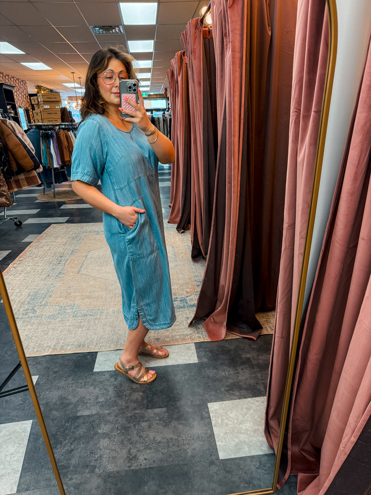 The Kai Chambray Dress