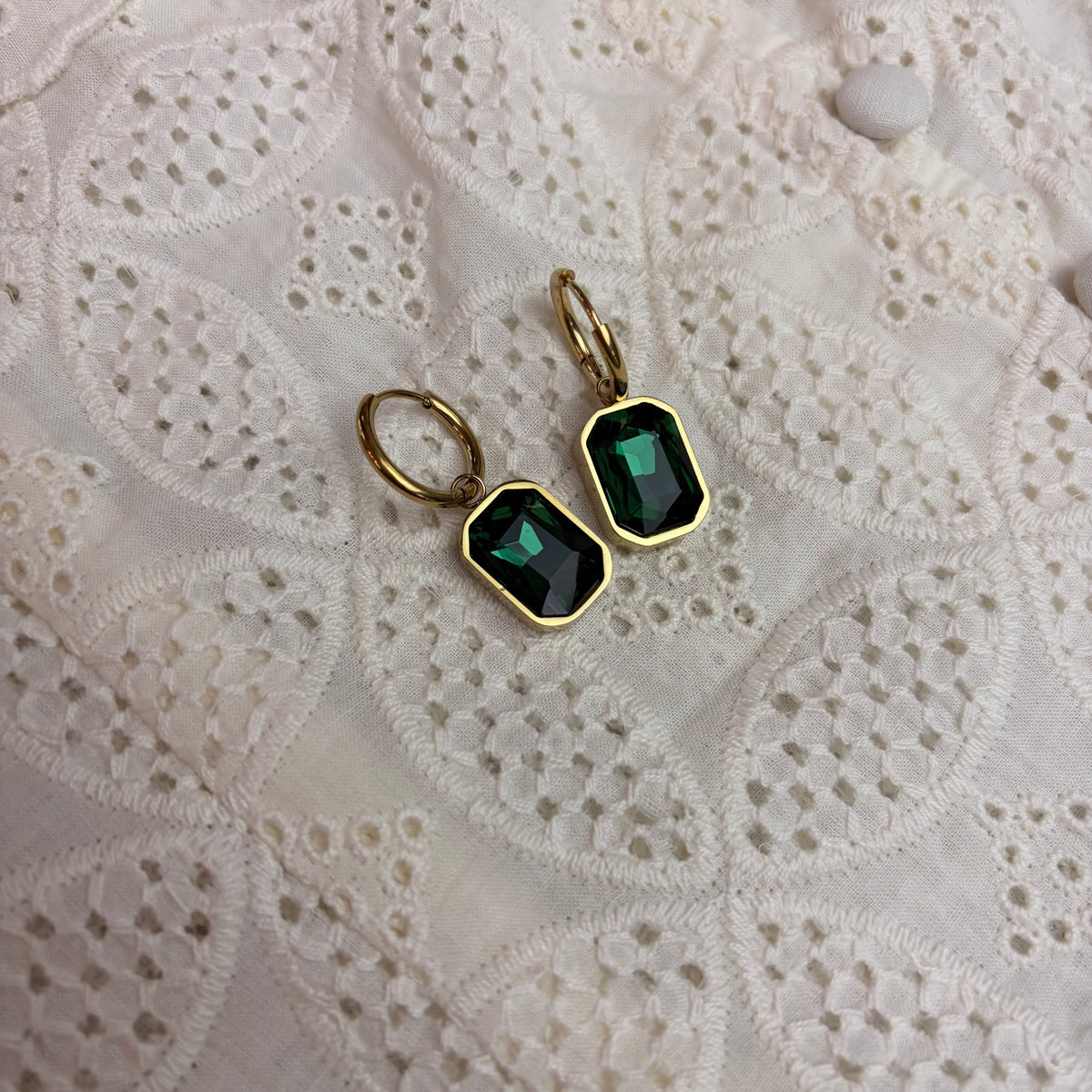 Mae Crystal Dangle Earrings