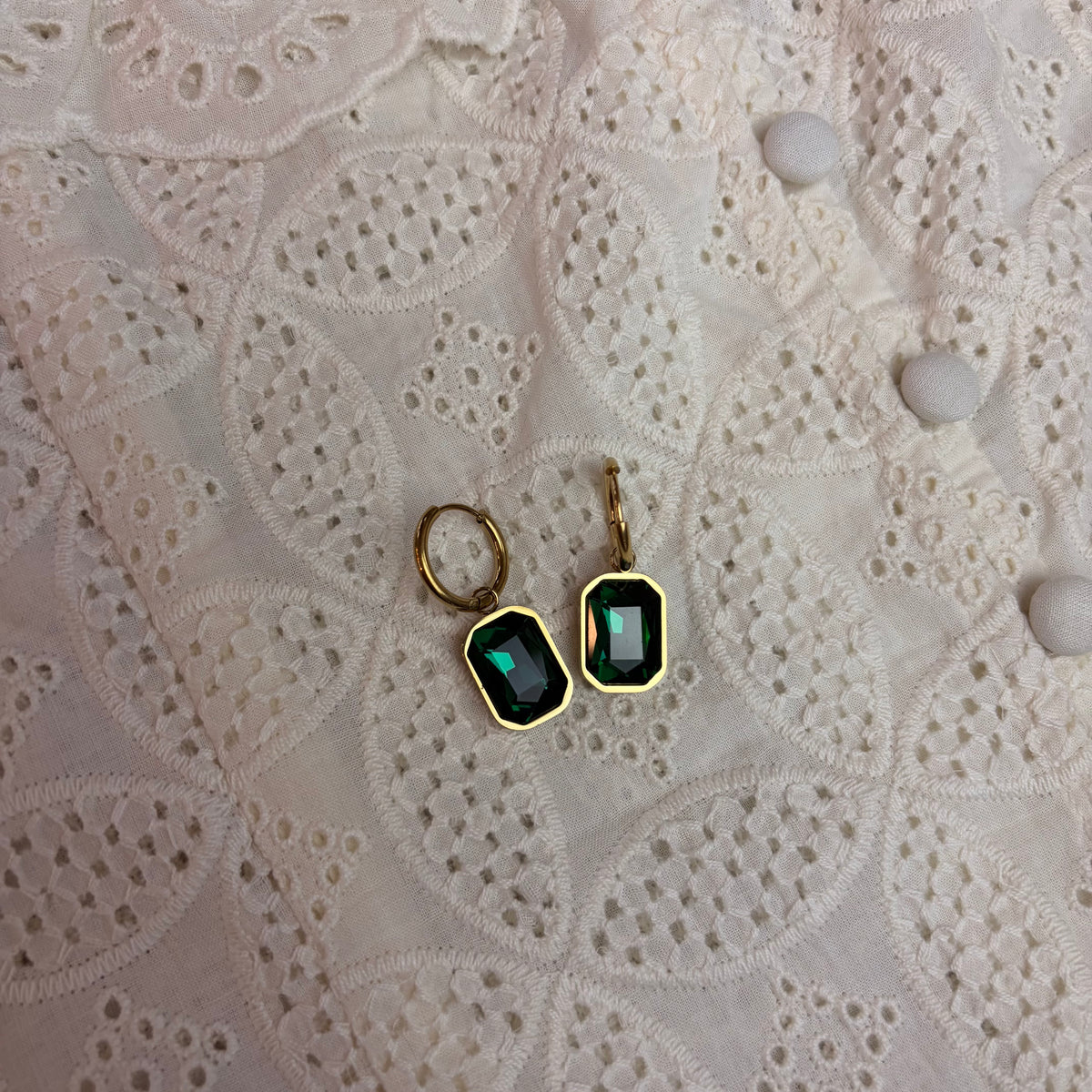 Mae Crystal Dangle Earrings