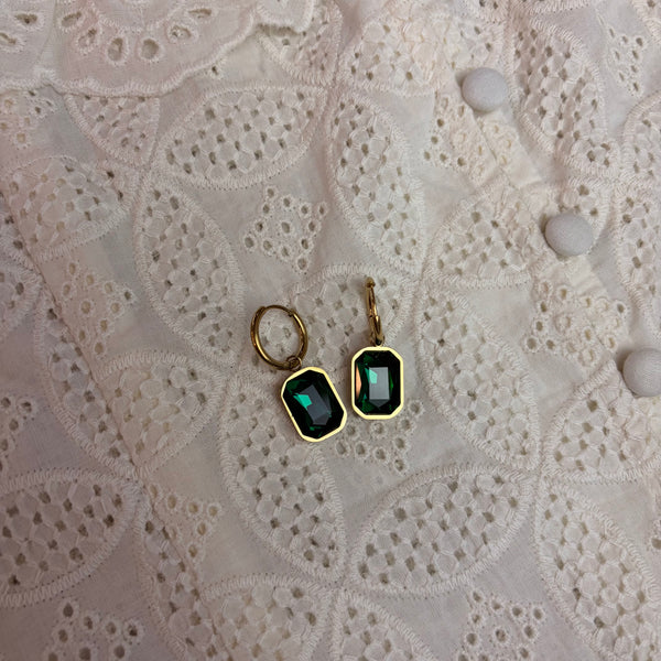 Mae Crystal Dangle Earrings