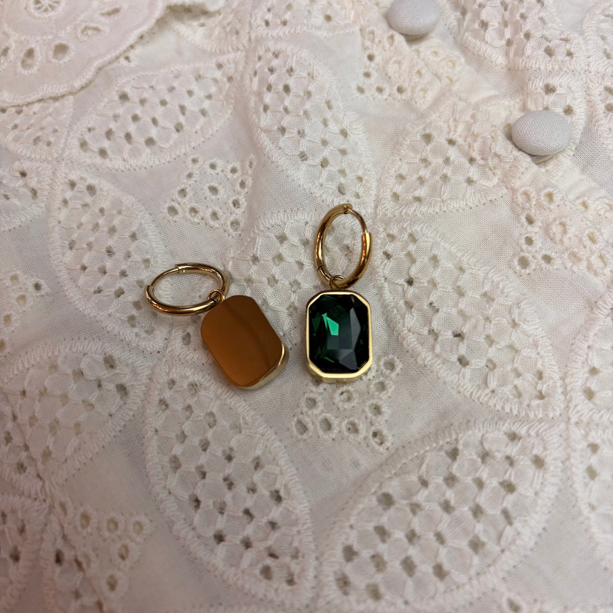 Mae Crystal Dangle Earrings