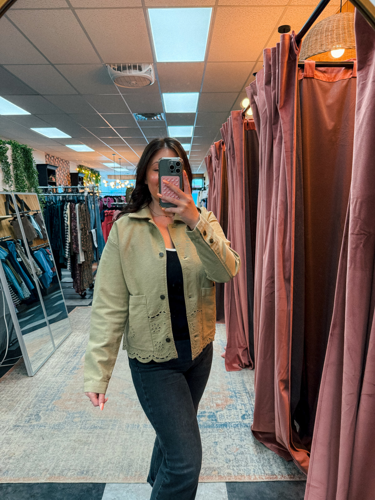 The Finn Eyelet Jacket