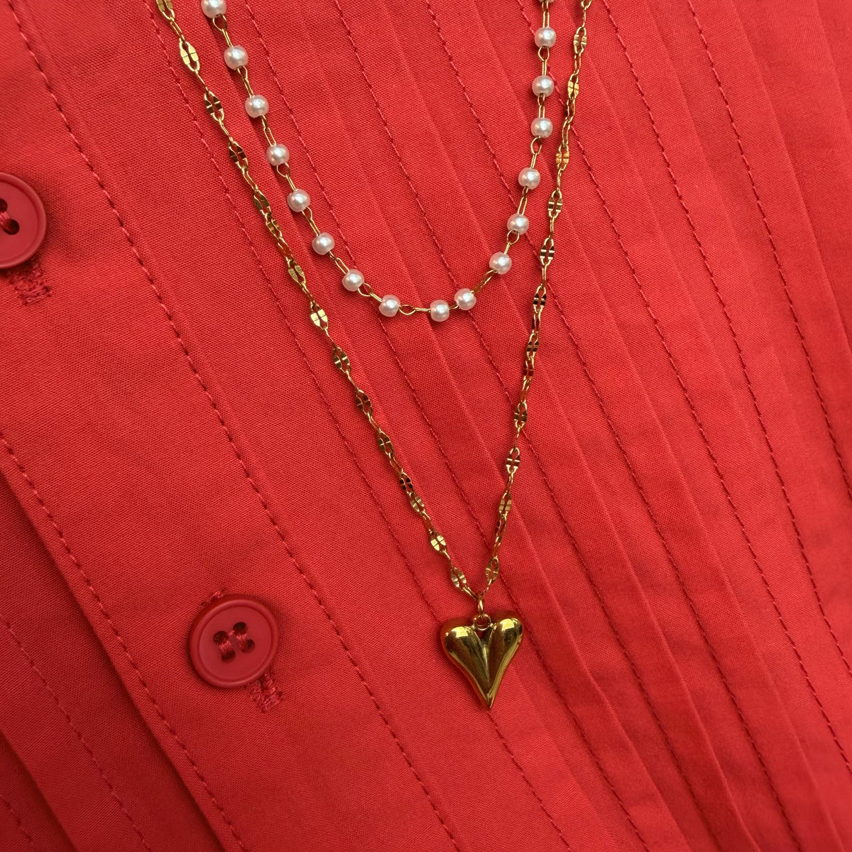 Penny Layered Necklace | #006