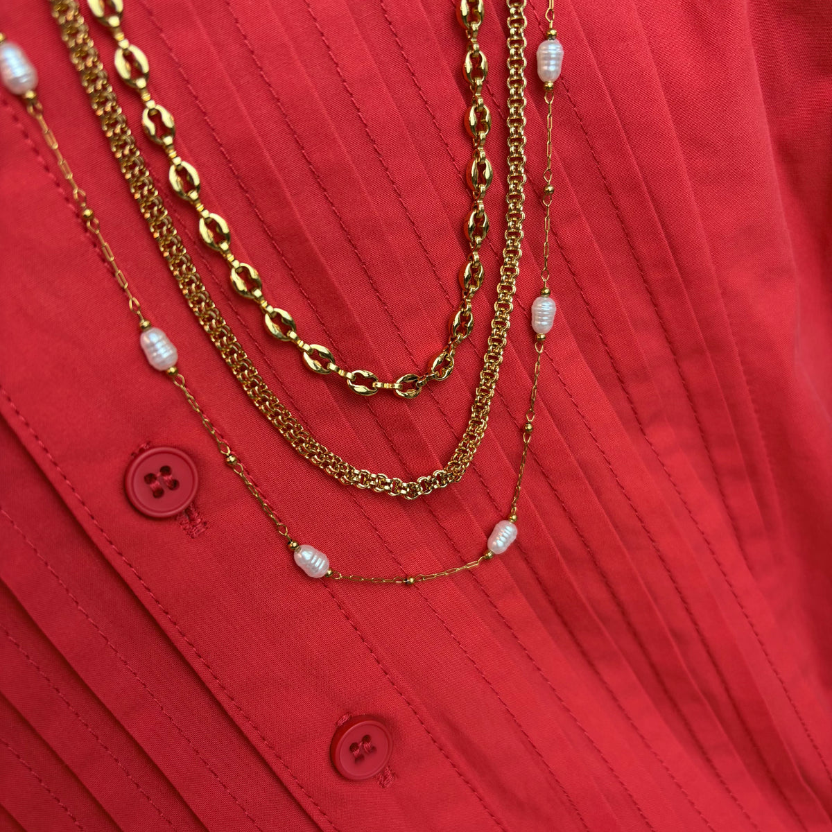 Lily Layered Necklace | #008