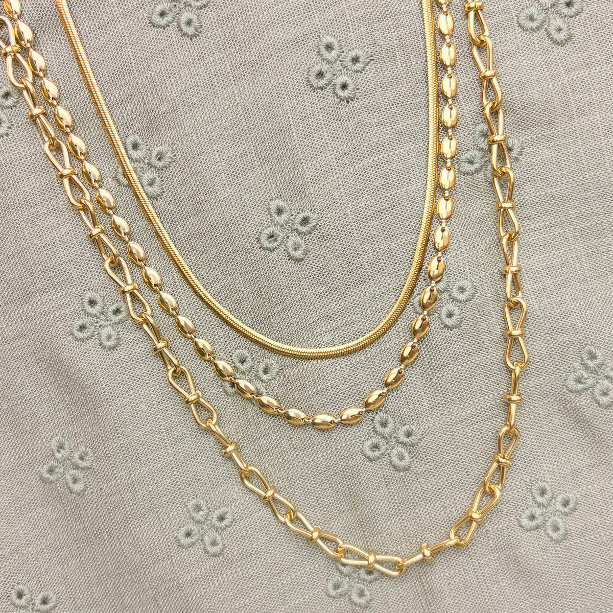 Vivian Chunky Layered Necklace | #009