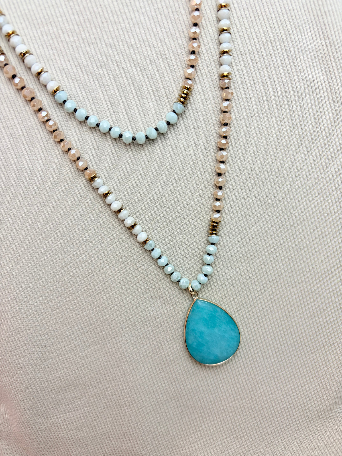 Mala Layered Pendent Necklace