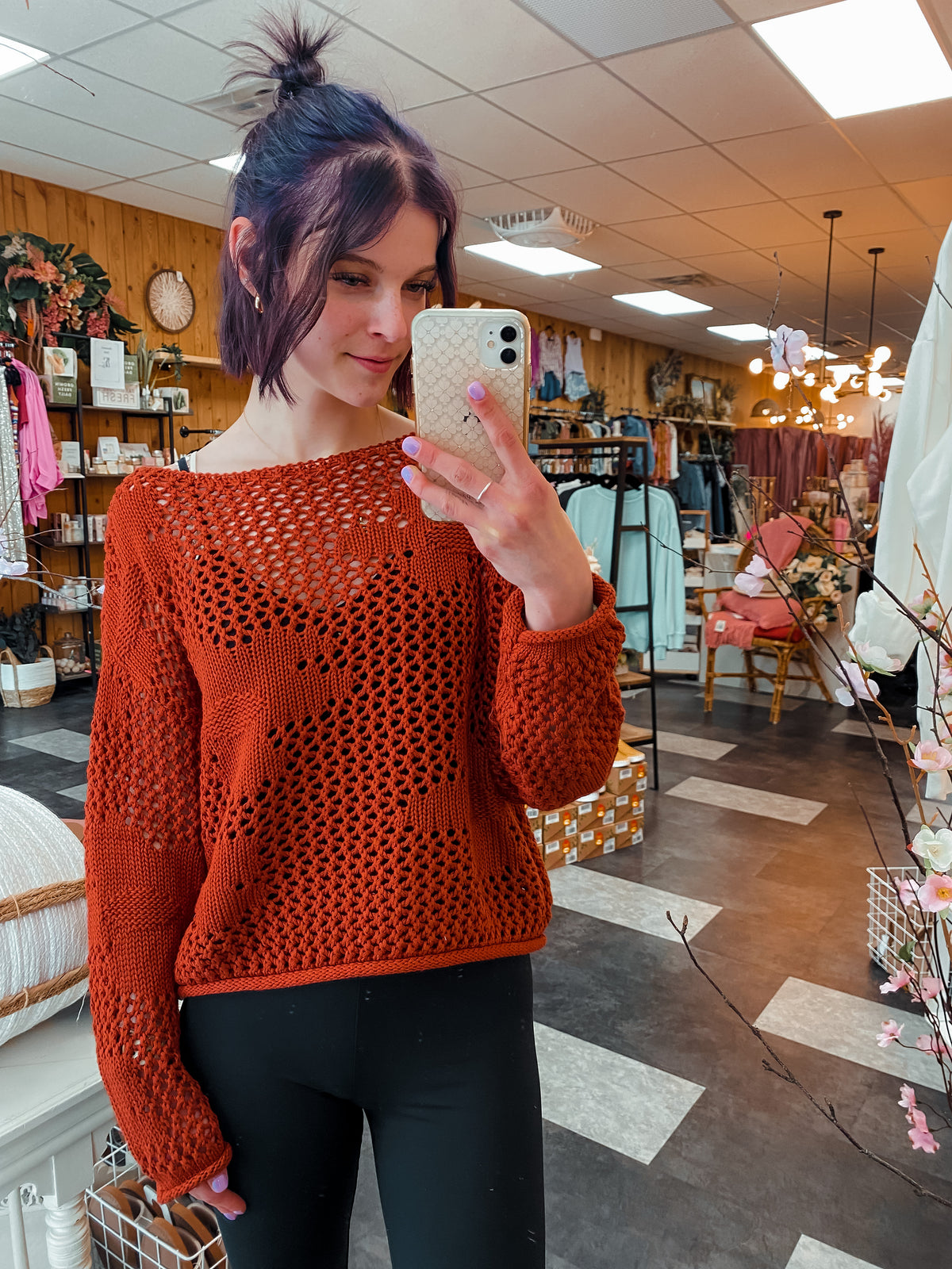 The Oletta Crochet Sweater