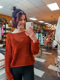 The Oletta Crochet Sweater