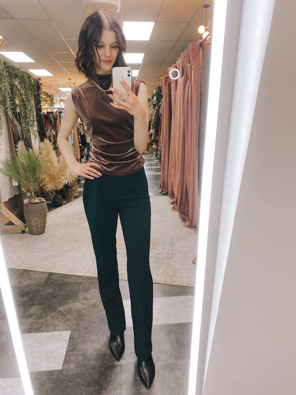 The Taja Velvet Top