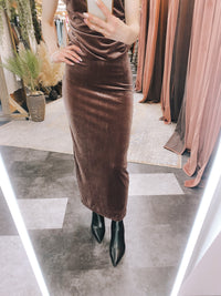 The Taz Velvet Maxi Skirt