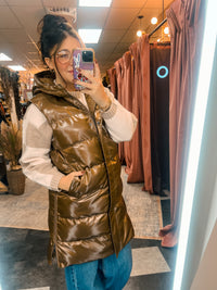 The Hart Long Puffer Vest