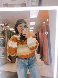 Butter Pecan Chunky Sweater