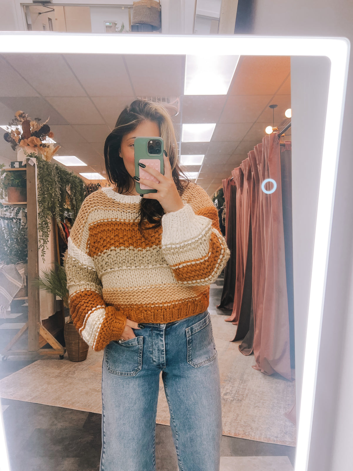 Butter Pecan Chunky Sweater