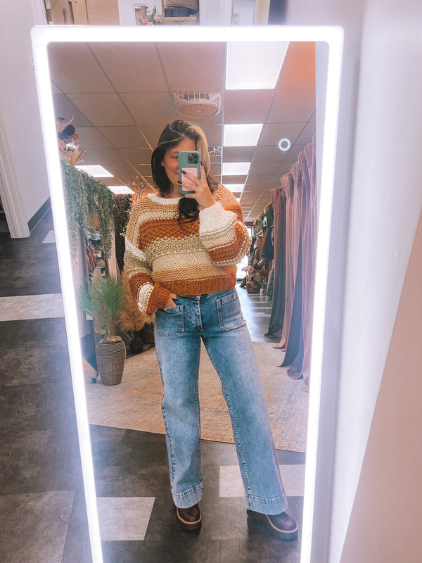 Butter Pecan Chunky Sweater