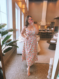 The Cove Tie Strap Midi Dress