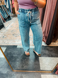 The Elowen Denim Pant - Blue
