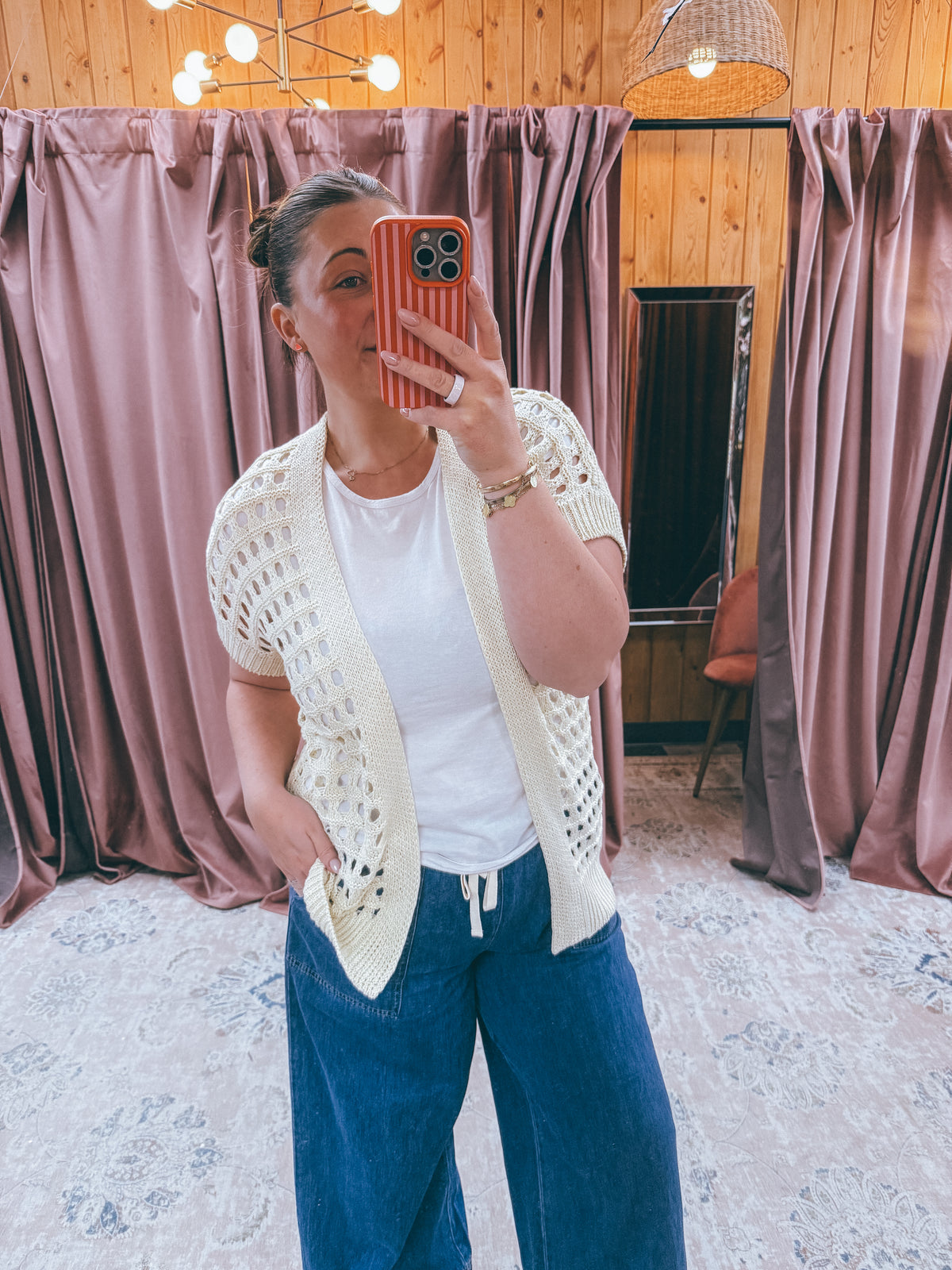 The Flutter Open Knit Cardigan