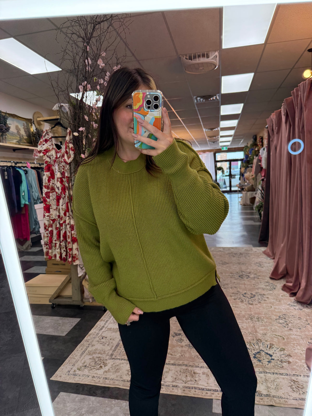 The Evren Sweater - Oregano