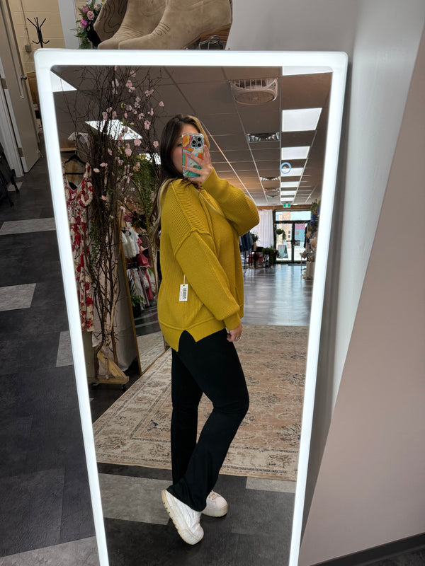 The Evren Sweater - Ochre