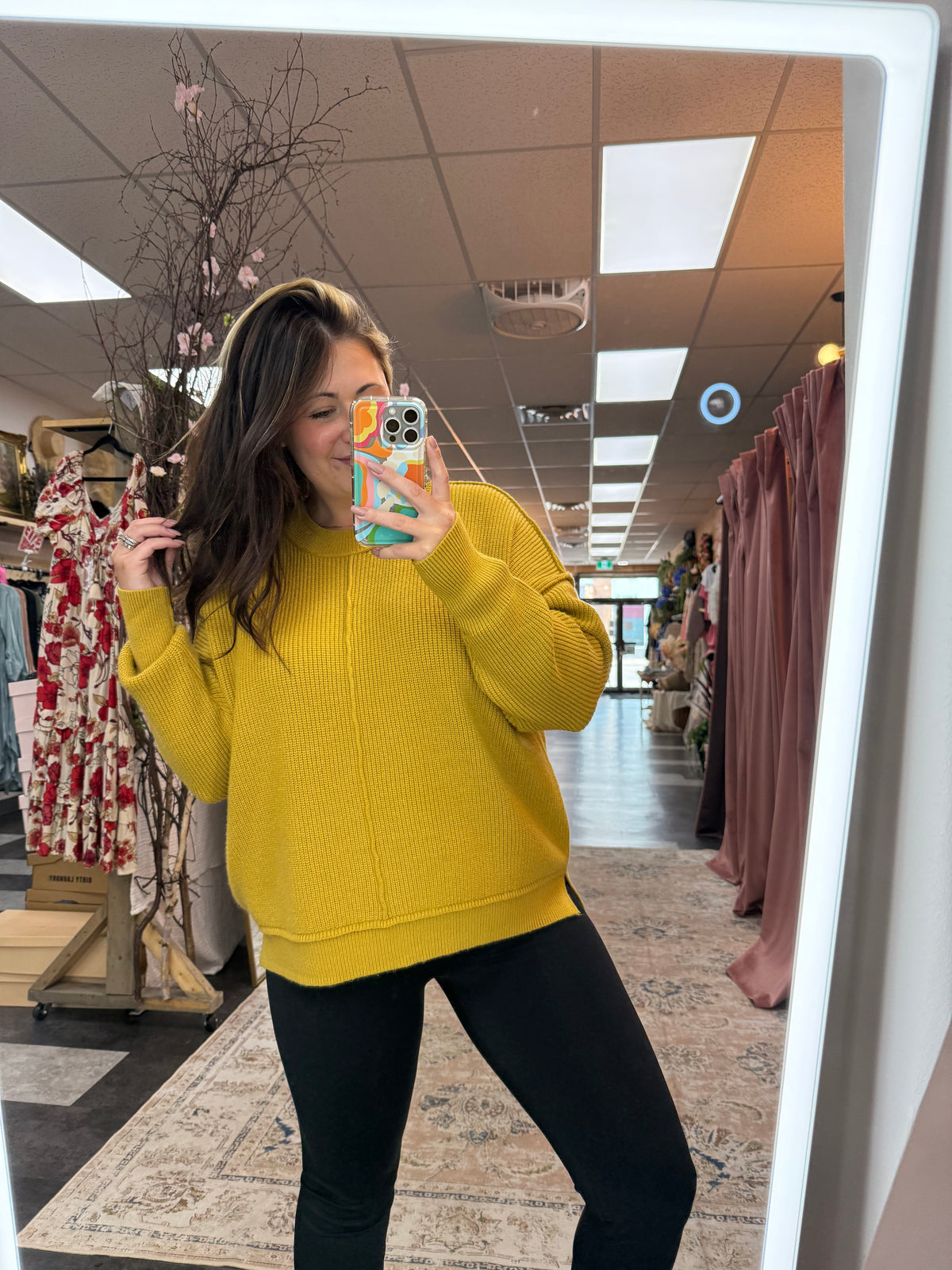 The Evren Sweater - Ochre