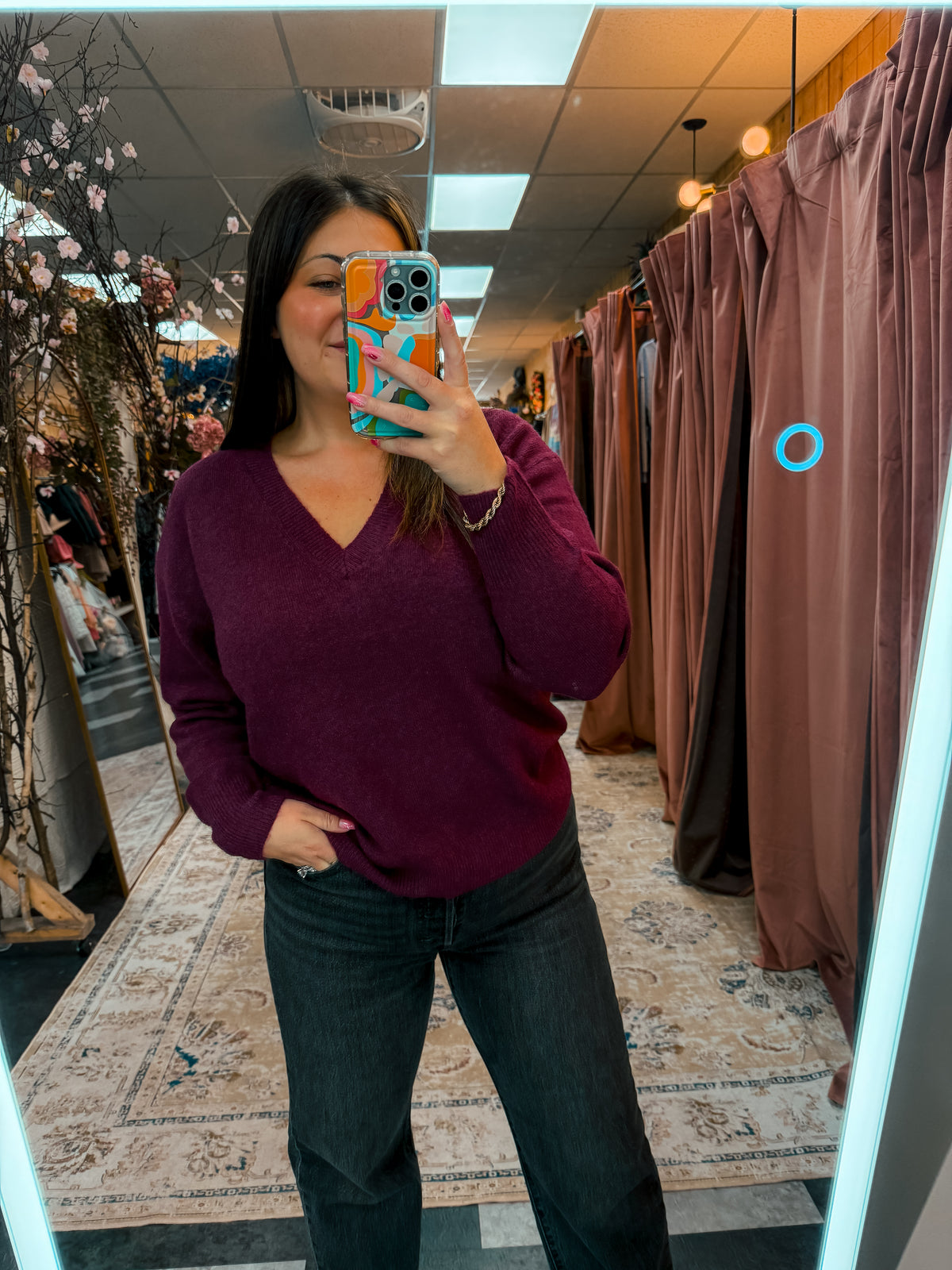 The Roux Sweater - Plum