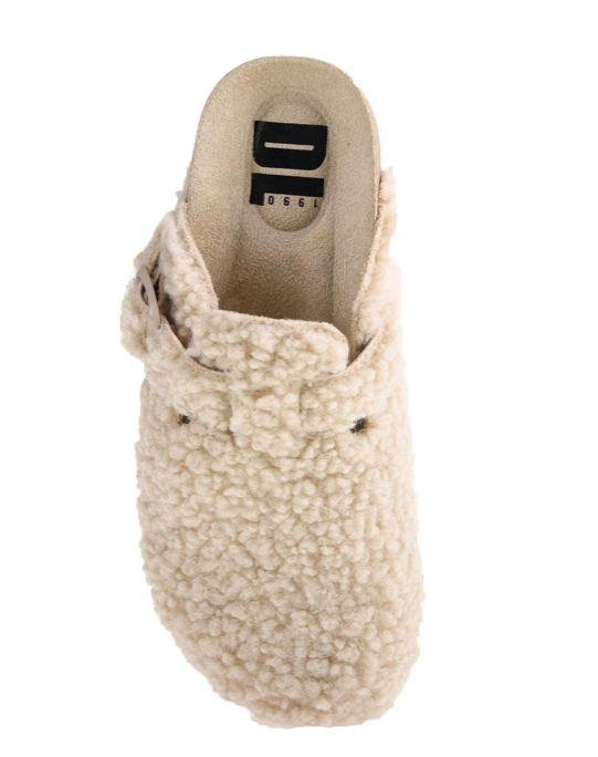 Magnolias Shearling Clog