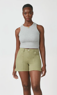The Liana High Rise Short - Artichoke
