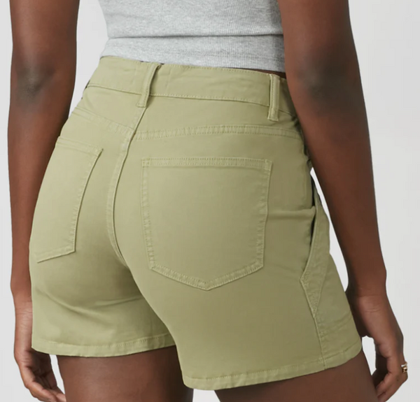 The Liana High Rise Short - Artichoke