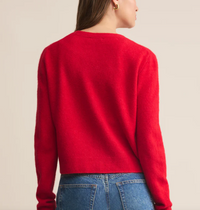 Medina Cardigan - Festive Red