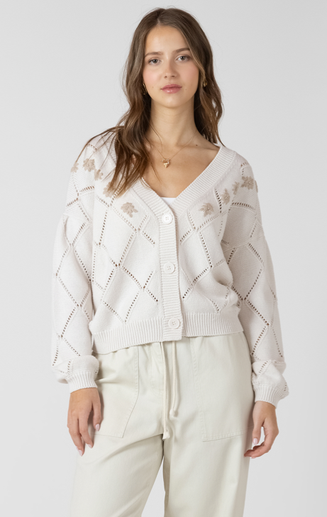 Alma Pointelle Cardigan